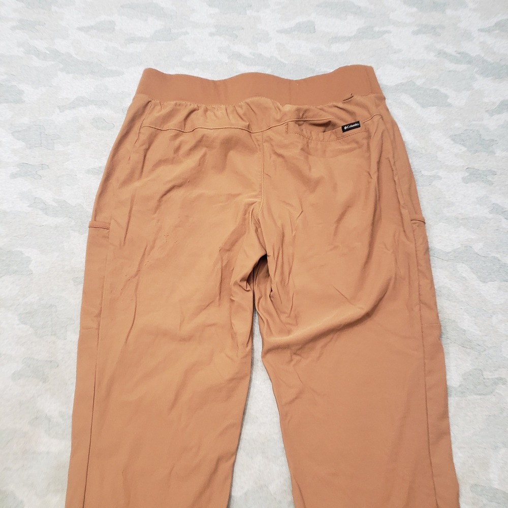 Columbia Hiking Pants Womens Medium Brown Pockets Pull On Outdoors Travel Camp - Picture 9 of 11